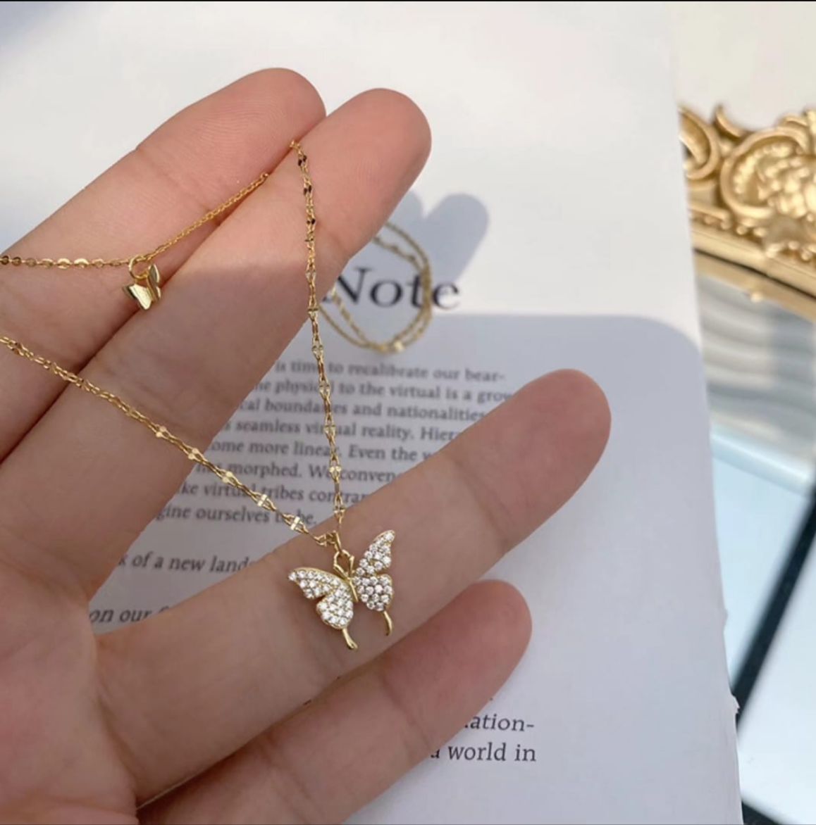 KOREAN TRENDY DOUBLE LAYERED PENDANT