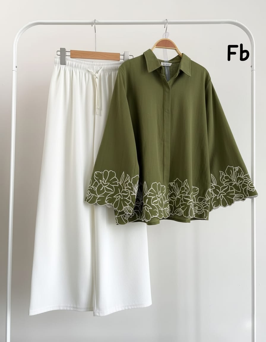 🔸 _ Embroidery Top with pant  
🔸_Fabric  top Imported Cey