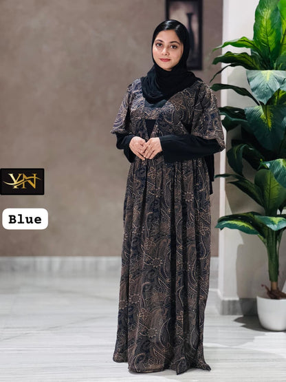 Gown with attached inner
Georgette with lining