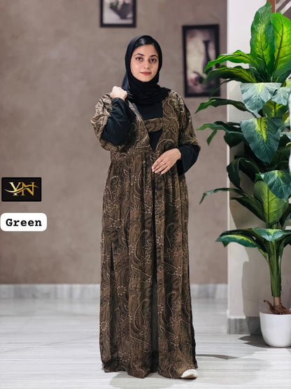 Gown with attached inner
Georgette with lining