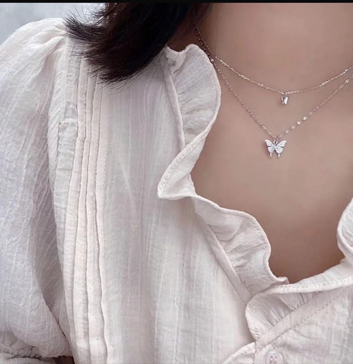 KOREAN TRENDY DOUBLE LAYERED PENDANT