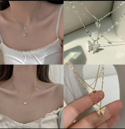 KOREAN TRENDY DOUBLE LAYERED PENDANT