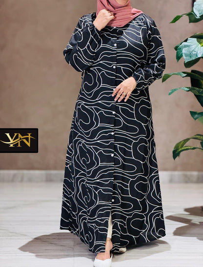 Crush fabric with lining 
_Feeding friendly_
_Button full openable_